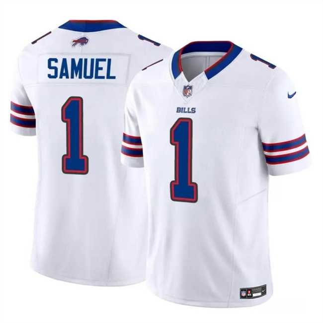 Men & Women & Youth Buffalo Bills #1 Curtis Samuel White 2023 F.U.S.E. Vapor Untouchable Limited Football Stitched Jersey,We sell and wholesale Men & Women & Youth Buffalo Bills #1 Curtis Samuel White 2023 F.U.S.E. Vapor Untouchable Limited Football Stitched Jersey on line form chian!